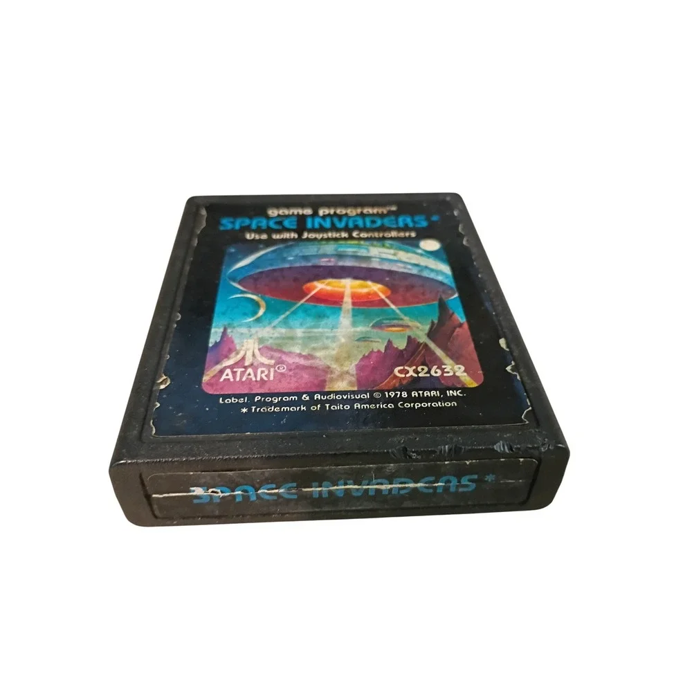 Atari 2600 Space Invaders Game Cartridge CX2632 Vintage 1978 Retro Video Game